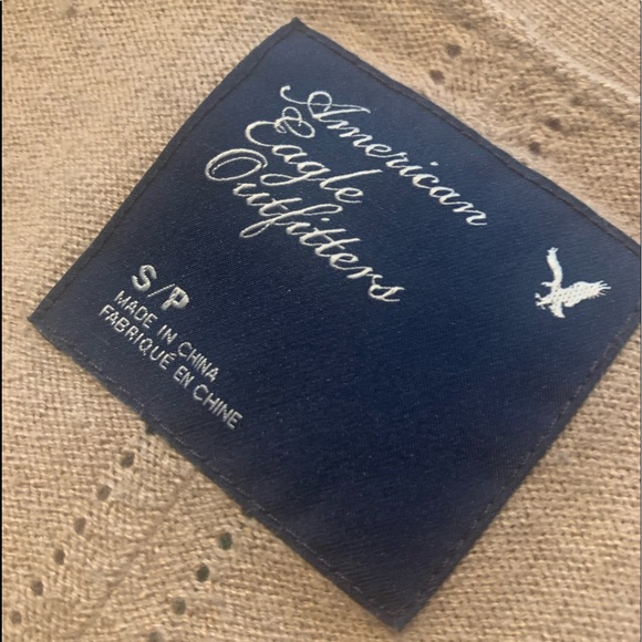 American Eagle Tan Button Up Cardigan - Picture 2 of 3